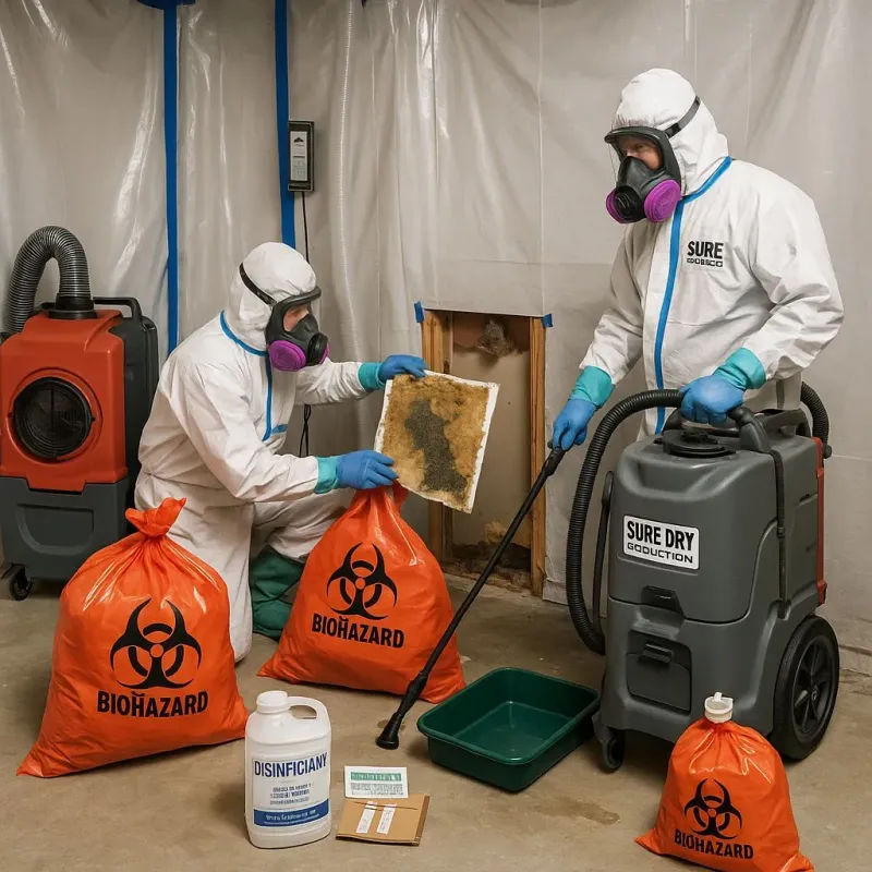 Contaminated Water Handling Protocols process in Unionville, NC